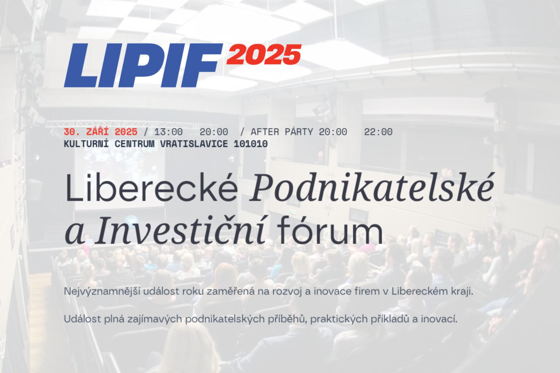 Konference: LIBERECKÉ PODNIKATELSKÉ A INVESTIČNÍ FÓRUM